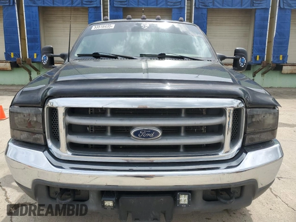 2001 Ford F-350 XL with VIN 1FTWW32F01EA68170, listed as a Copart auction lot 53516435 with 302,516 mi miles and Salvage title. Bid and sale history available at DreamBid. Image 5.