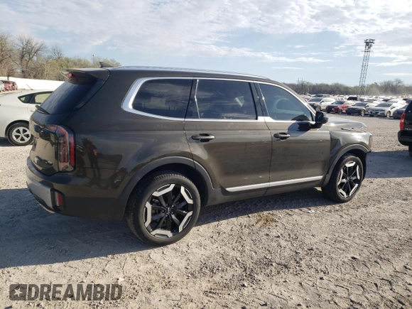 2024 Kia Telluride EX X-Line with VIN 5XYP3DGC4RG452246, listed as a Copart auction lot 50461355 with 16,229 mi miles and Salvage title. Bid and sale history available at DreamBid. Image 3.