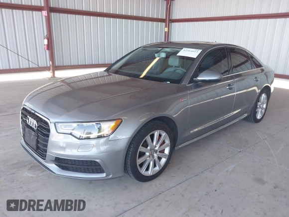 2012 Audi A6 3.0T Prestige with VIN WAUHGAFC6CN080091, listed as a IAAI auction lot 41964023 with 166,334 mi miles. Bid and sale history available at carsss.com. Image 17.