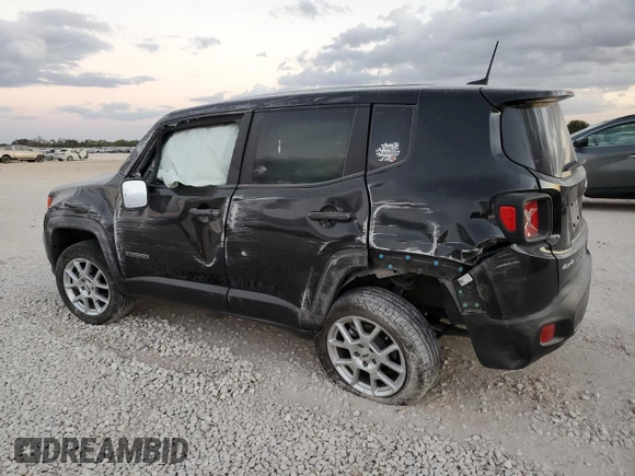 2023 Jeep Renegade Latitude with VIN ZACNJDB12PPP40537, listed as a Copart auction lot 78313544 with Not Provided miles and Salvage Title. Bid and sale history available at carsss.com. Image 2.