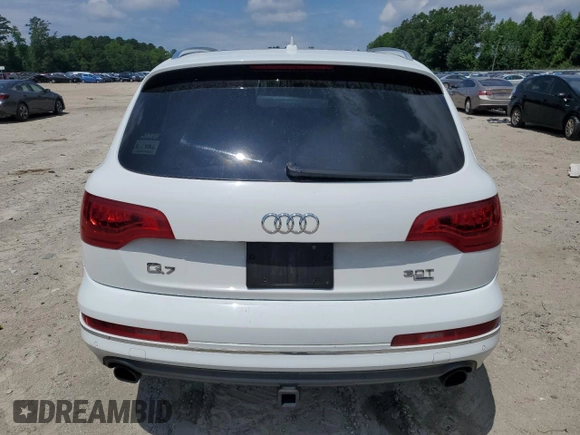 2015 Audi Q7 Premium Plus с VIN WA1LGAFE6FD025997, выставлен на аукционе Copart как лот 59973905 с пробегом 115 980 миль миль и Списание • Salvage title. История ставок и продаж доступна на DreamBid. Изображение 6.