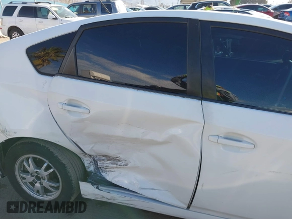 2010 Toyota Prius II with VIN JTDKN3DU3A5126169, listed as a IAAI auction lot 41605289 with 180,624 mi miles. Bid and sale history available at carsss.com. Image 6.