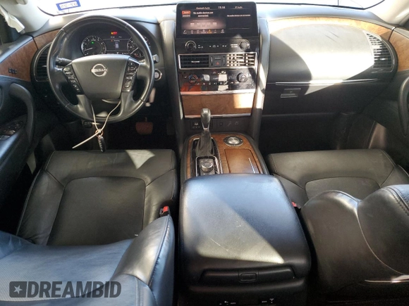 2021 Nissan Armada SL with VIN JN8AY2BA3M9373974, listed as a Copart auction lot 80250994 with 80,141 mi miles and Salvage Title. Bid and sale history available at carsss.com. Image 8.