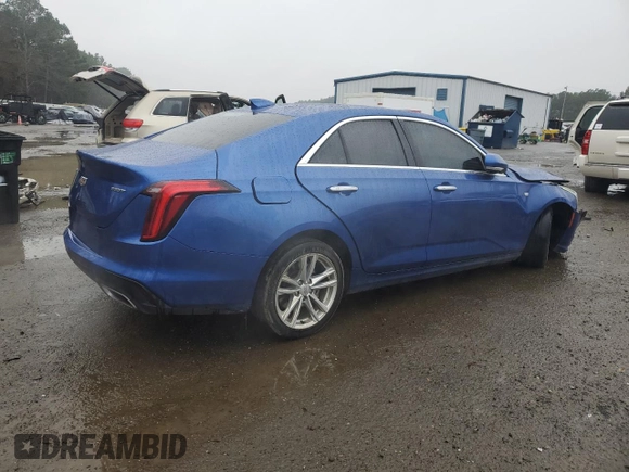 2021 Cadillac CT4 Luxury z VIN 1G6DJ5RK5M0134172, wystawiony jako Copart lot #43145415 z przebiegiem 83 054 mil mil oraz Szkoda całkowita • Salvage title. Historia ofert i sprzedaży dostępna na DreamBid. Obrazek 3.