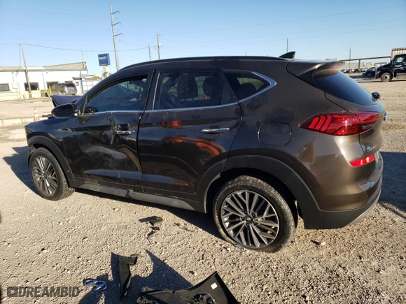 2020 Hyundai Tucson Sport with VIN KM8J33AL3LU110782, listed as a Copart auction lot 87068294 with 24,782 mi miles and Salvage Title. Bid and sale history available at carsss.com. Image 2.