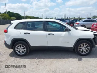 2015 Jeep Cherokee Sport with VIN 1C4PJLAB2FW566132, listed as a IAAI auction lot 42103012 with 138,016 mi miles. Bid and sale history available at carsss.com. Image 14.
