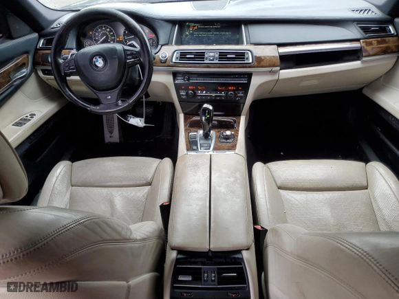 2013 BMW 7 Series 750Li with VIN WBAYE8C53DD131817, listed as a Copart auction lot 79615564 with 125,737 mi miles and Salvage Title. Bid and sale history available at carsss.com. Image 8.