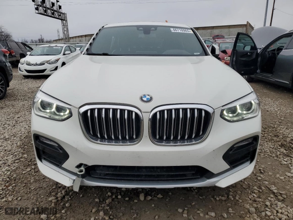 2019 BMW X4 xDrive30i with VIN 5UXUJ3C51KLG54189, listed as a Copart auction lot 46710965 with 74,178 mi miles and Salvage Title. Bid and sale history available at carsss.com. Image 5.