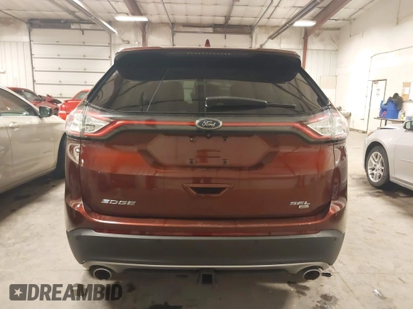 2015 Ford Edge SEL with VIN 2FMTK4J86FBC16473, listed as a IAAI auction lot 41700358 with 146,526 mi miles. Bid and sale history available at carsss.com. Image 17.