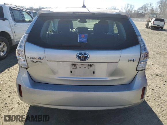 2012 Toyota Prius Two with VIN JTDZN3EU5C3075978, listed as a Copart auction lot 88451795 with 208,126 mi miles and Salvage Title. Bid and sale history available at DreamBid. Image 6.