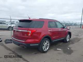 2018 Ford Explorer Limited z VIN 1FM5K8FH3JGC96020, wystawiony jako IAAI lot #41952203 z przebiegiem 77 174 mil mil oraz . Historia ofert i sprzedaży dostępna na DreamBid. Obrazek 4.