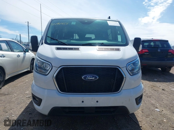 2023 Ford Transit Passenger XL with VIN 1FBAX2YG2PKA45201, listed as a IAAI auction lot 41796428 with 34,040 mi miles and . Bid and sale history available at DreamBid. Image 12.