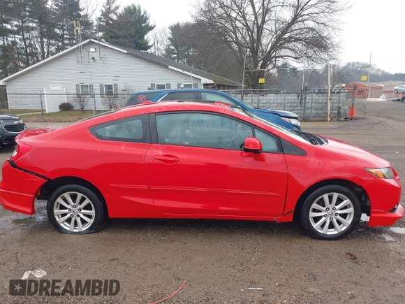 2012 Honda Civic Cpe EX-L with VIN 2HGFG3B10CH522450, listed as a IAAI auction lot 41432718 with 193,115 mi miles. Bid and sale history available at carsss.com. Image 13.