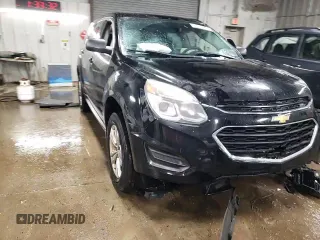 2017 Chevrolet Equinox LS with VIN 2GNALBEK0H6104306, listed as a Copart auction lot 49869795 with 207,769 mi miles and Salvage Title. Bid and sale history available at carsss.com. Image 14.