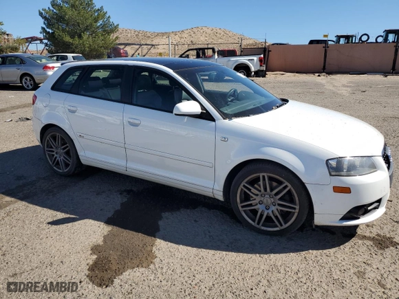 2008 Audi A3 S-Line with VIN WAUKD78P88A148598, listed as a Copart auction lot 76773884 with 106,152 mi miles and Salvage Title. Bid and sale history available at carsss.com. Image 4.