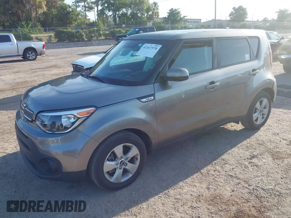 2018 Kia Soul with VIN KNDJN2A22J7573914, listed as a IAAI auction lot 42167570 with 64,497 mi miles and . Bid and sale history available at DreamBid. Image 2.