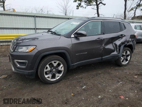 2019 Jeep Compass Limited z VIN 3C4NJDCB6KT653963, wystawiony jako Copart lot #52717475 z przebiegiem 41 027 mil mil oraz Szkoda całkowita • Salvage title. Historia ofert i sprzedaży dostępna na DreamBid. Obrazek 1.