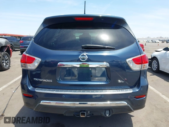 2015 Nissan Pathfinder SV with VIN 5N1AR2MN1FC614988, listed as a IAAI auction lot 42384089 with 113,007 mi miles and . Bid and sale history available at DreamBid. Image 16.