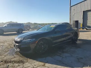 2019 BMW 8 Series M850i xDrive with VIN WBABC4C50KBJ35899, listed as a Copart auction lot 74049574 with 60,220 mi miles and Salvage Title. Bid and sale history available at carsss.com. Image 1.