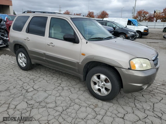 2002 Mazda Tribute LX with VIN 4F2YU08132KM18693, listed as a Copart auction lot 78993994 with 197,295 mi miles and Non Repairable. Bid and sale history available at carsss.com. Image 4.