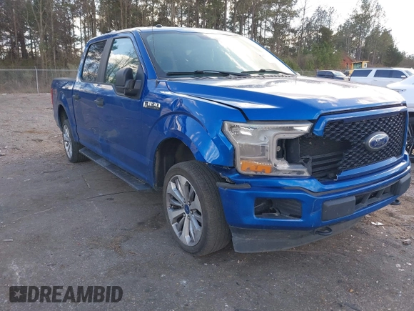 2018 Ford F-150 XL with VIN 1FTEW1EP6JFC92638, listed as a IAAI auction lot 41732128 with 161,007 mi miles. Bid and sale history available at carsss.com. Image 6.