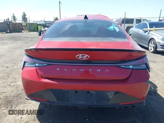 2021 Hyundai Elantra N Line z VIN KMHLR4AF7MU147407, wystawiony jako IAAI lot #42313077 z przebiegiem 124 298 mil mil oraz . Historia ofert i sprzedaży dostępna na DreamBid. Obrazek 16.