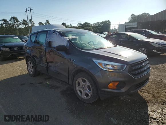 2017 Ford Escape S with VIN 1FMCU0F73HUC92829, listed as a Copart auction lot 61669875 with 100,339 mi miles and Salvage title. Bid and sale history available at DreamBid. Image 4.