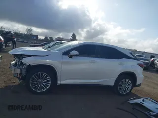 2022 Lexus RX with VIN 2T2JZMAA8NC239507, listed as a IAAI auction lot 41846081 with 17,438 mi miles. Bid and sale history available at carsss.com. Image 15.
