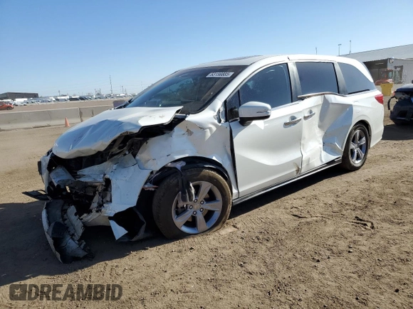 2018 Honda Odyssey EX-L с VIN 5FNRL6H74JB036571, выставлен на аукционе Copart как лот 53156885 с пробегом 135 399 миль миль и Списание • Salvage title. История ставок и продаж доступна на DreamBid. Изображение 1.