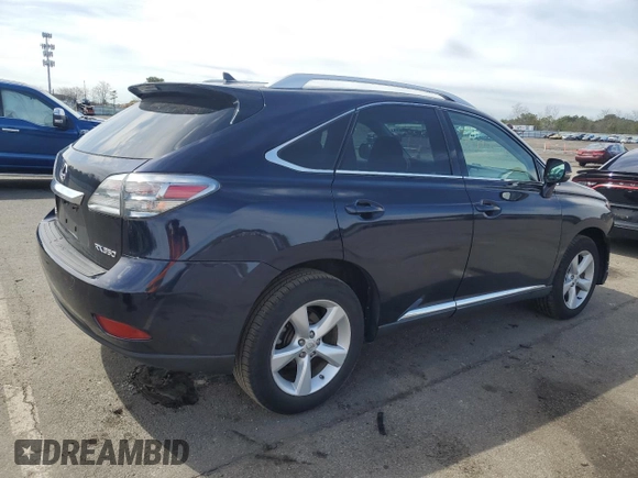 2010 Lexus RX 350 with VIN 2T2BK1BAXAC021813, listed as a Copart auction lot 52675365 with 221,947 mi miles and Salvage Title. Bid and sale history available at DreamBid. Image 3.