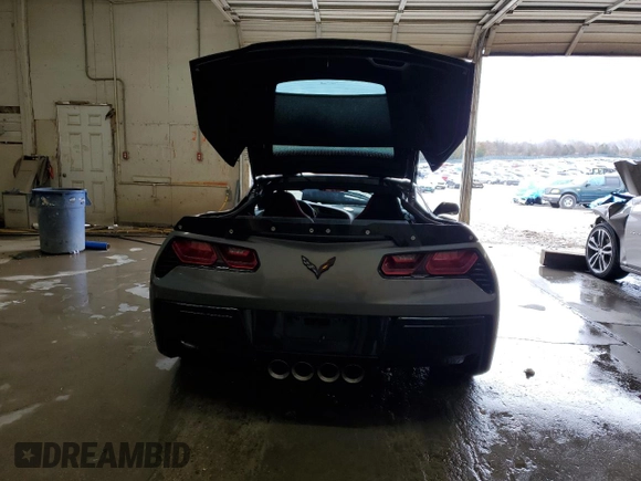 2014 Chevrolet Corvette Z51 3LT with VIN 1G1YM2D79E5109943, listed as a Copart auction lot 47763625 with 37,479 mi miles and Salvage title. Bid and sale history available at DreamBid. Image 6.