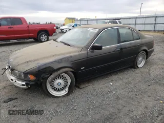 2001 BMW 5 Series 525iA with VIN WBADT434X1GX24833, listed as a Copart auction lot 81566024 with 134,128 mi miles and Salvage Title. Bid and sale history available at carsss.com. Image 1.
