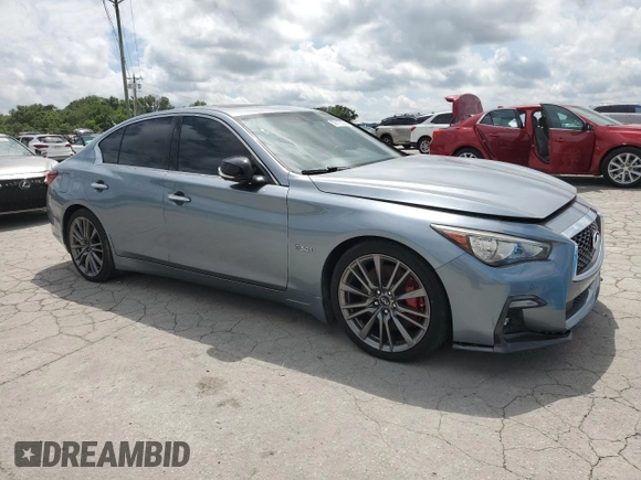 2018 Infiniti Q50 Red Sport 400 с VIN JN1FV7AP8JM460374, выставлен на аукционе Copart как лот 59115205 с пробегом 174 977 миль миль и Чистый • Clean title. История ставок и продаж доступна на DreamBid. Изображение 4.