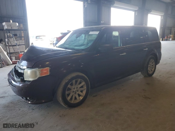 2010 Ford Flex SEL with VIN 2FMGK5CC9ABA29021, listed as a Copart auction lot 50416435 with 177,231 mi miles and Salvage Title. Bid and sale history available at carsss.com. Image 1.