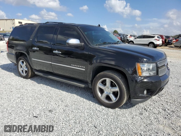 2013 Chevrolet Suburban LTZ with VIN 1GNSCKE0XDR364889, listed as a Copart auction lot 77598334 with 161,656 mi miles and Salvage Title. Bid and sale history available at carsss.com. Image 4.
