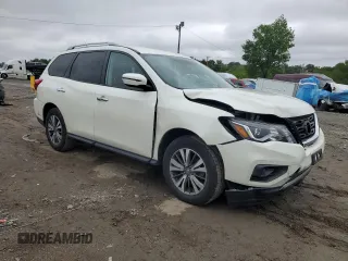 2018 Nissan Pathfinder SV with VIN 5N1DR2MM9JC606201, listed as a Copart auction lot 57344915 with 112,299 mi miles and Salvage title. Bid and sale history available at DreamBid. Image 4.