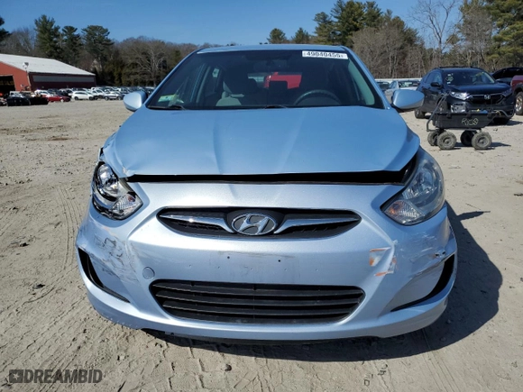 2012 Hyundai Accent GS with VIN KMHCT5AE1CU040768, listed as a Copart auction lot 49040455 with 102,898 mi miles and Clean Title. Bid and sale history available at carsss.com. Image 5.
