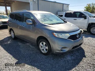2014 Nissan Quest S with VIN JN8AE2KP2E9106372, listed as a Copart auction lot 48305695 with 95,367 mi miles and Salvage Title. Bid and sale history available at carsss.com. Image 4.