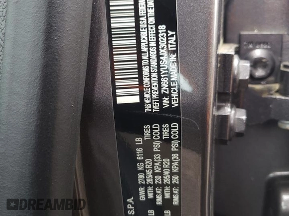 2018 Maserati Levante S GranSport z VIN ZN661YUS4JX302318, wystawiony jako Copart lot #53880875 z przebiegiem 23 771 mil mil oraz Szkoda całkowita • Salvage title. Historia ofert i sprzedaży dostępna na DreamBid. Obrazek 13.