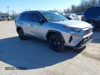 2021 Toyota RAV4 Hybrid XSE with VIN 4T3E6RFV7MU033736, listed as a IAAI auction lot 41640884 with 35,563 mi miles and . Bid and sale history available at DreamBid. Image 1.