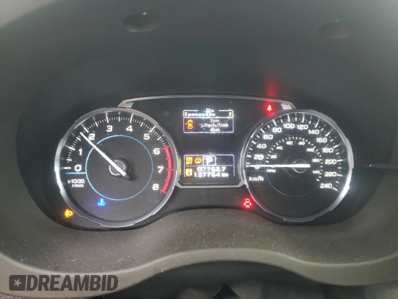 2017 Subaru Forester with VIN JF2SJESC0HH552820, listed as a Copart auction lot 59763655 with 137,764 mi miles and Clean title. Bid and sale history available at DreamBid. Image 9.