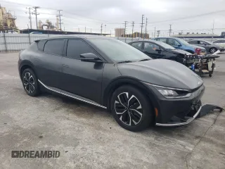 2023 Kia EV6 Wind with VIN KNDC34LA1P5105370, listed as a Copart auction lot 82355824 with 42,615 mi miles and Salvage Title. Bid and sale history available at carsss.com. Image 4.