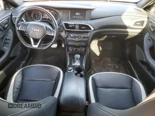 2017 Infiniti QX30 Sport with VIN SJKCH5CP3HA022850, listed as a Copart auction lot 48744715 with 52,875 mi miles and Salvage title. Bid and sale history available at DreamBid. Image 8.