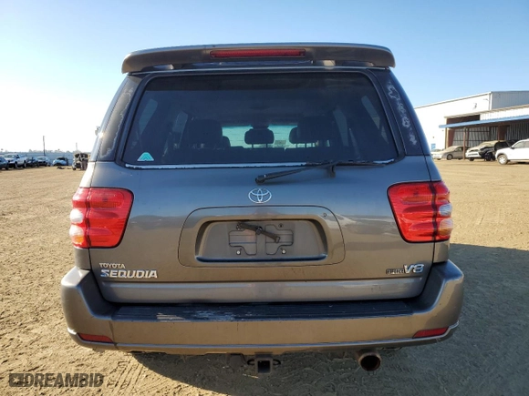 2004 Toyota Sequoia Limited with VIN 5TDZT38A34S237677, listed as a Copart auction lot 46735785 with 206,020 mi miles and Salvage Title. Bid and sale history available at carsss.com. Image 6.