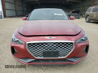 2020 Genesis G70 2.0T with VIN KMTG44LA9LU063255, listed as a Copart auction lot 68521544 with 68,339 mi miles and Salvage Title. Bid and sale history available at carsss.com. Image 5.