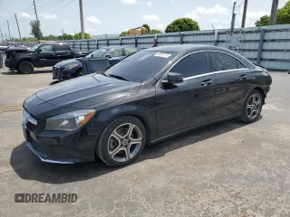 2018 Mercedes-Benz CLA 250 with VIN WDDSJ4EB8JN685558, listed as a Copart auction lot 59924175 with 84,104 mi miles and Salvage title. Bid and sale history available at DreamBid. Image 1.