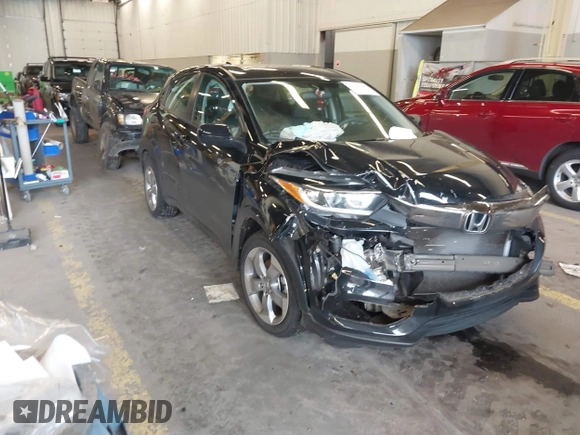 2022 Honda HR-V LX with VIN 3CZRU6H3XNM749450, listed as a IAAI auction lot 41610206 with 37,910 mi miles. Bid and sale history available at carsss.com. Image 1.