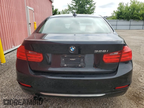 2012 BMW 3 Series 328i with VIN WBA3A5C57CF345040, listed as a Copart auction lot 63761735 with 106,665 mi miles and Clean title. Bid and sale history available at DreamBid. Image 6.