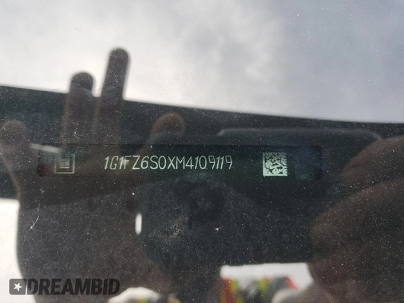 2021 Chevrolet Bolt EV Premier z VIN 1G1FZ6S0XM4109119, wystawiony jako Copart lot #57903675 z przebiegiem 22 891 mil mil oraz Nie do naprawy • Non repairable. Historia ofert i sprzedaży dostępna na DreamBid. Obrazek 12.