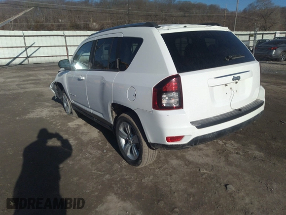 2014 Jeep Compass Sport with VIN 1C4NJCBB7ED508470, listed as a IAAI auction lot 41760536 with 133,628 mi miles and . Bid and sale history available at DreamBid. Image 3.